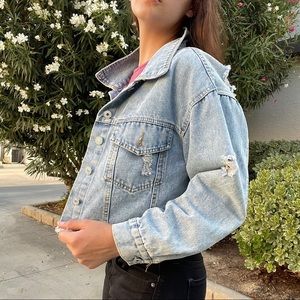 Cropped Denim Jacket